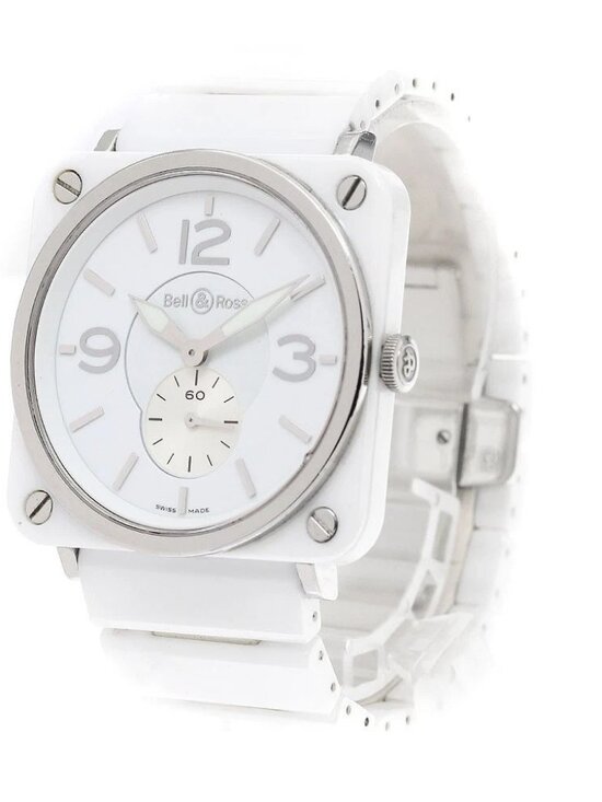 Bell＆Ross Square BRS-98-WCS white Dial Quartz Ladies Watch_ main image 6